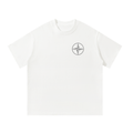 Oversized white tee
