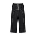 black tracksuit bottoms