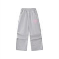 Pink and grey Kids Sweatpants