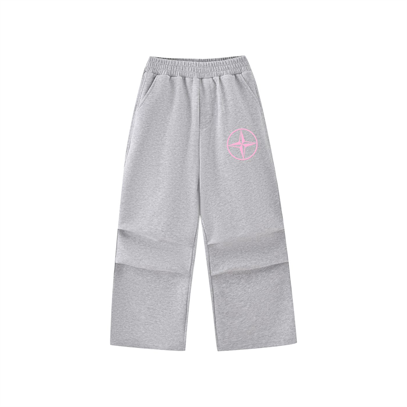 Pink and grey Kids Sweatpants