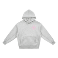 pink and grey Kids' Hoodie