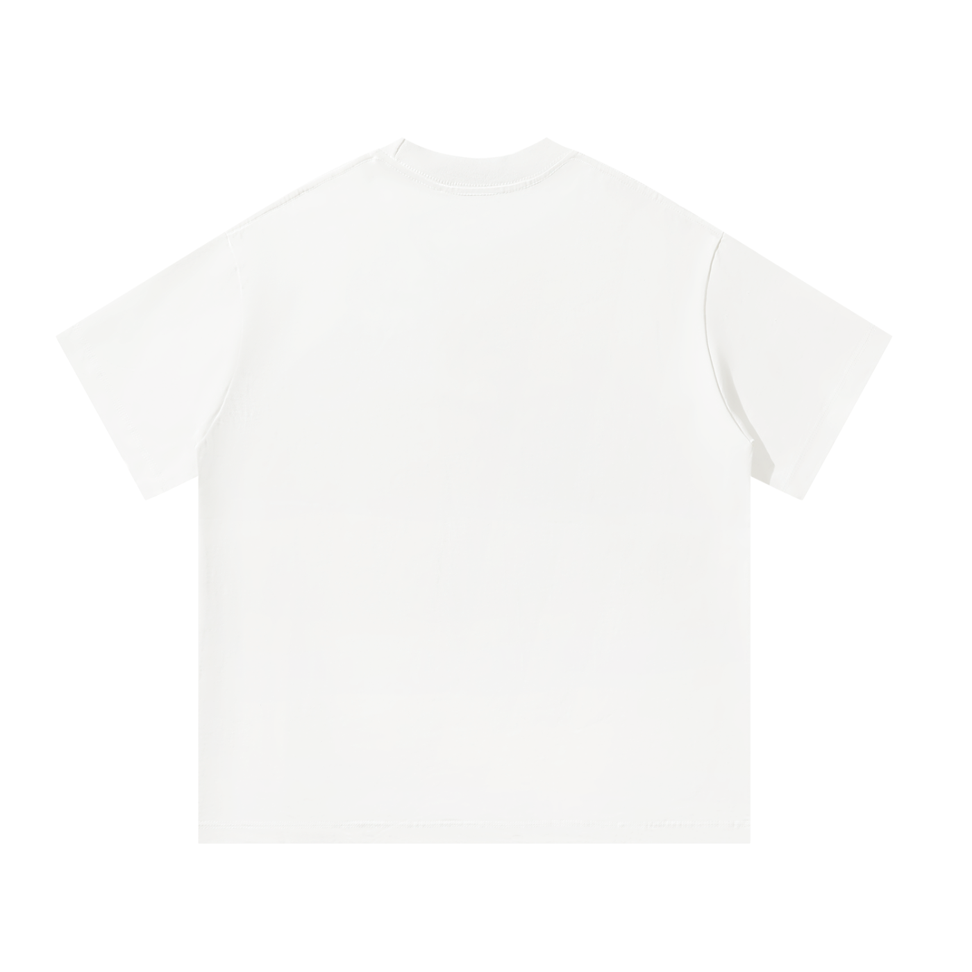 Oversized white tee